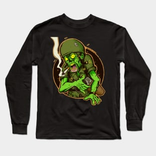 Zombie Soldier Long Sleeve T-Shirt